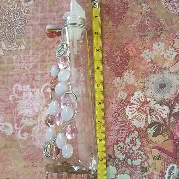 Repurposed Vintage Olive Oil Salad Dressing Bottle Hand Crafted - Picture 11 of 15